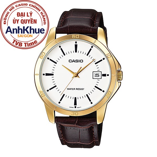 Đồng hồ nam dây da Casio Standard chính hãng Anh Khuê MTP-V004GL-7AUDF (41mm)