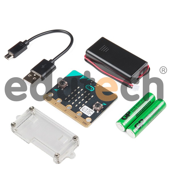 Bộ mạch điện tử Microbit đầy đủ 5 món và kèm hộp