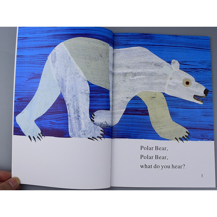 Bộ nhập - ERIC CARLE - BROWN BEAR, BROWN BEAR, WHAT DO YOU SEE? (4 Quyển + 1 Poster + File Nghe)