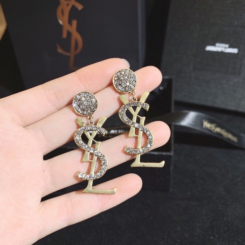 Khuyên tai / bông tai YSL dự tiệc sang trọng cao cấp 🍓