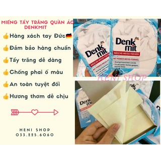 Miếng Tẩy Trắng quần áo Denkmit Nội Địa Đức
