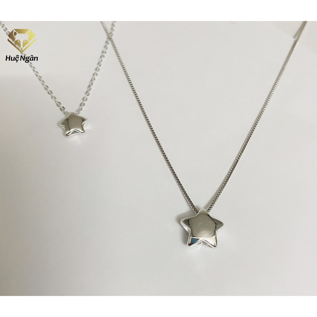 Dây chuyền bạc Ý S925 Bạc Xinh Huệ Ngân - Ngôi sao may mắn PP1508