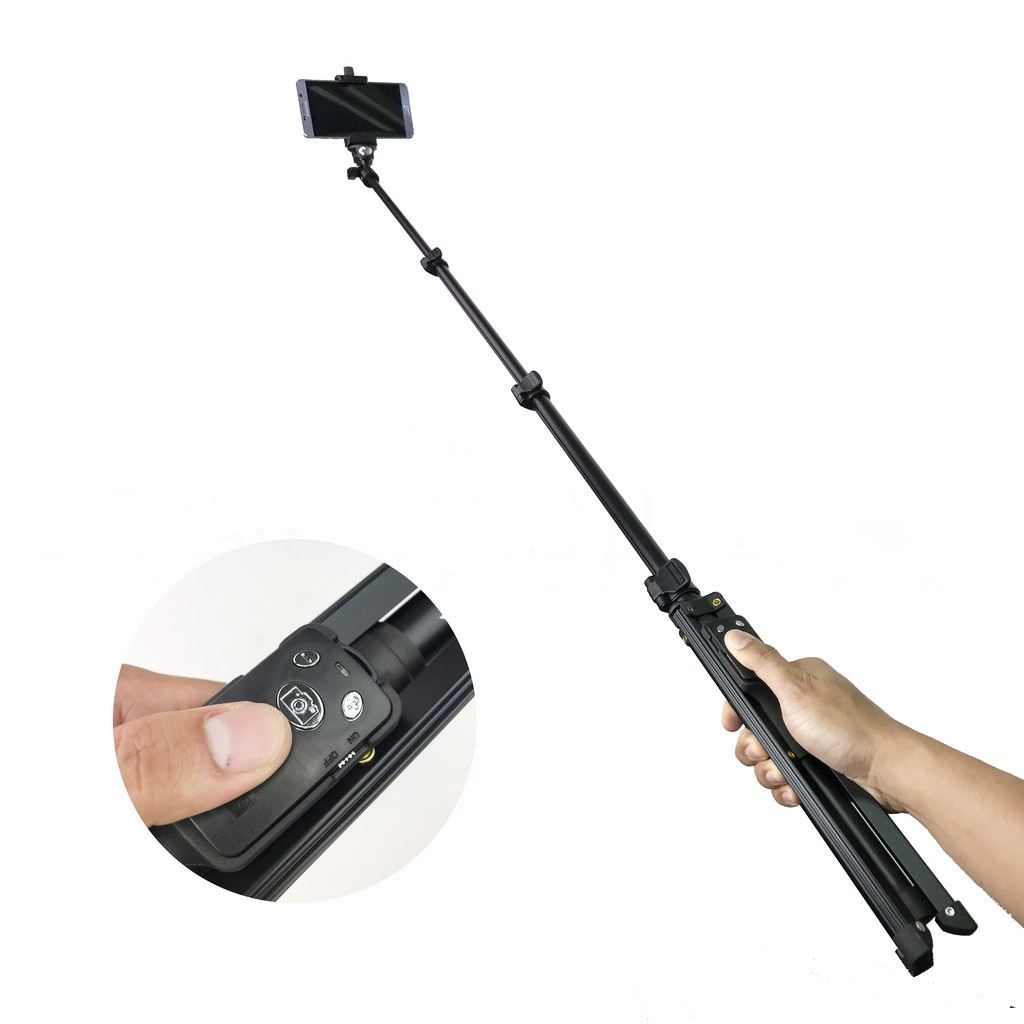 Gậy tripod 1388 - Chân quay tiktok, gậy selfie, tự sướng - Tripod điện thoại, máy ảnh, DSLR kèm remote tiện dụng