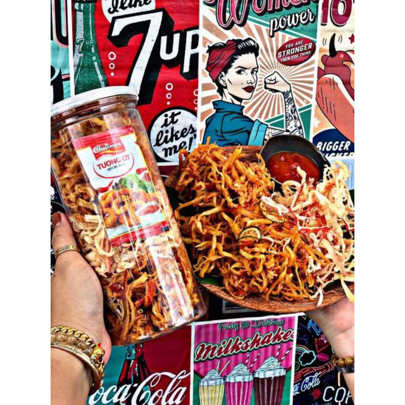 hủ pet-300gr mực mix 3 vị