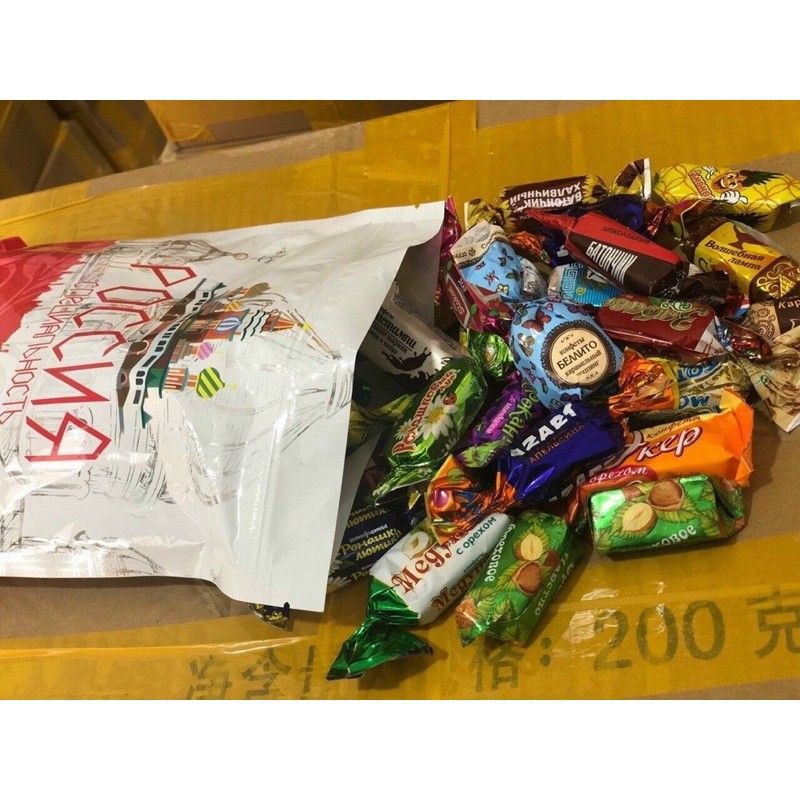 Kẹo Socola Nga Mix Vị Gói 500G