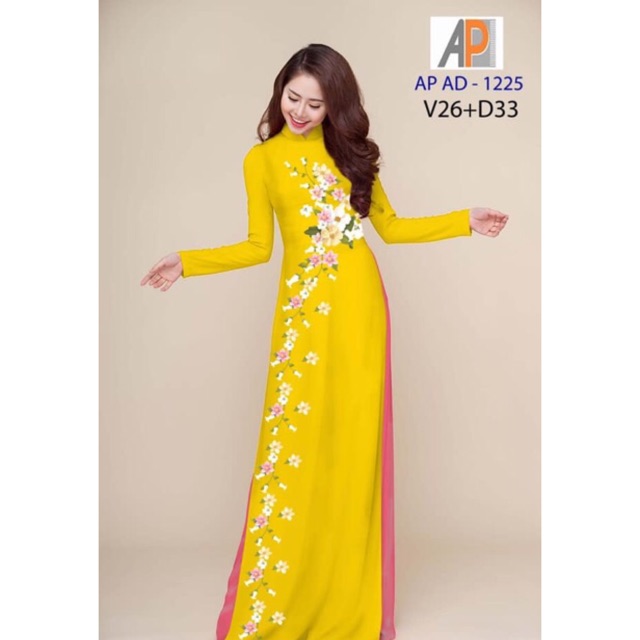 Vải áo dài đơn giản