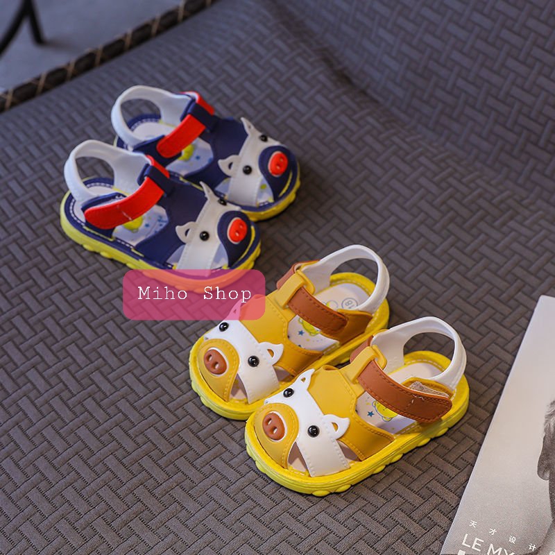 Sandal Rọ Tập Đi Heo Con Siêu Cưng Cho Bé Mihoshop