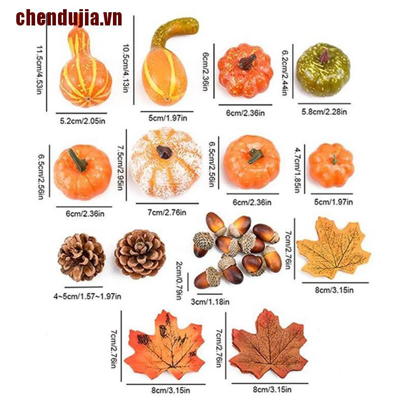 Bộ 50 phụ kiện thực vật nhân tạo dùng trang trí Halloween