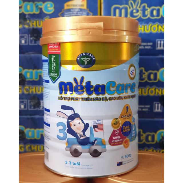 Sữa Bột Metacare 3 _900g MẪU MỚI (Date 2024)