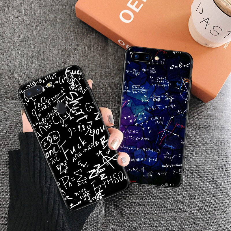 Ốp Lưng Công Thức Toán Học Cho Realme C2 C3 C11 12 15 17 X7 Narz 20 Pro