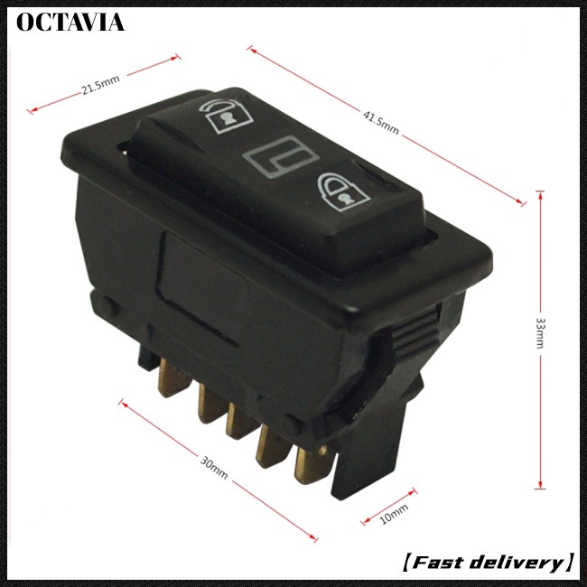 Công tắc điều khiển cửa sổ xe hơi 12V/24V 20A 5PIN