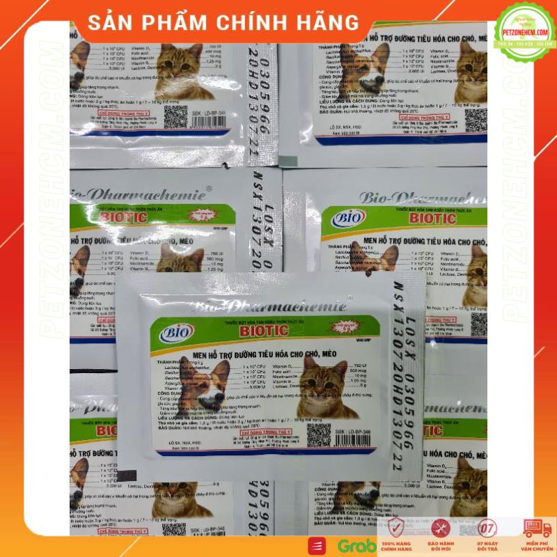 Men tiêu hoá cho chó mèo Bio 🐶 FREESHIP 🐱 BIOTIC 5g Ổn định vi sinh|ngừa tiêu chảy|giảm mùi hôi|kích thích tiêu hoá