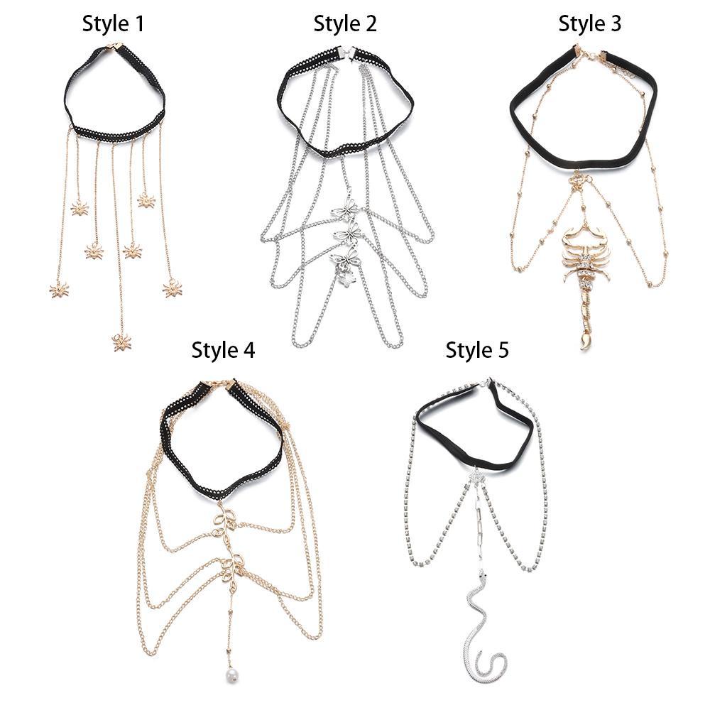 Dây Xích Đeo Chân Nhiều Lớp Co Giãn 1 Món Quà Valentine