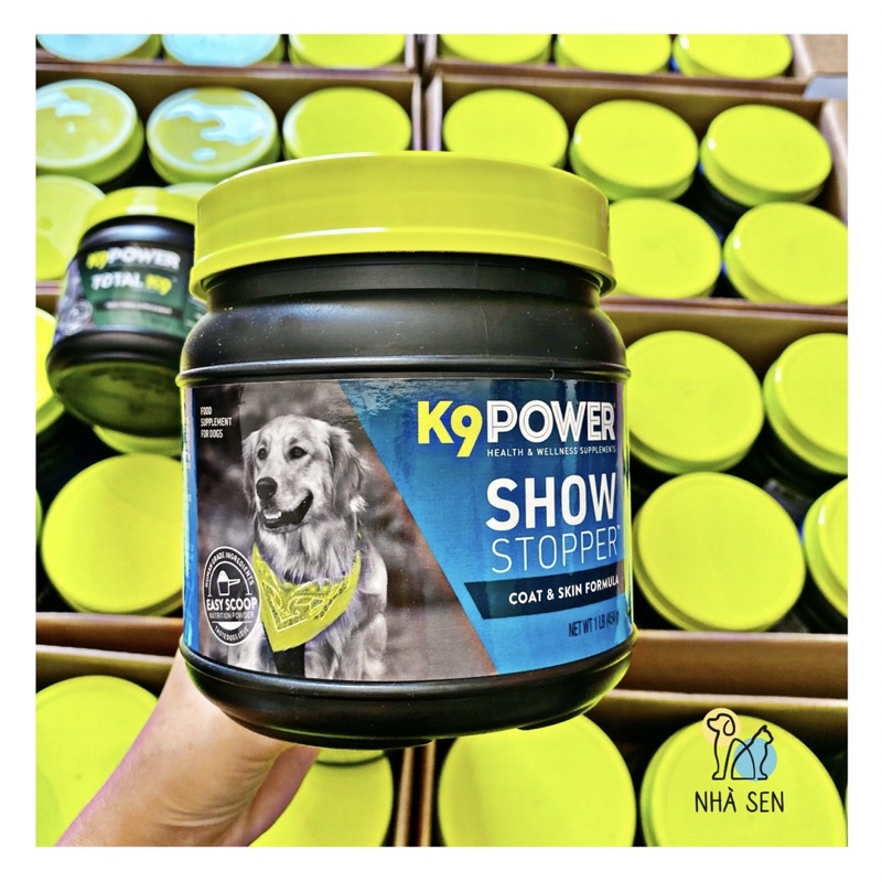 THỨC ĂN CHO CHÓ - Bột dinh dưỡng K9 POWER Show Stopper đẹp lông cho thú cưng 450g