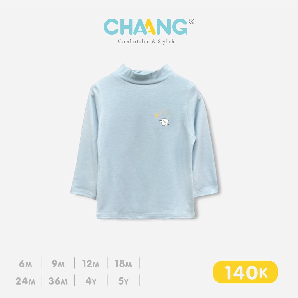 Áo cổ lọ dài tay cotton cao cấp mềm mại Chaang