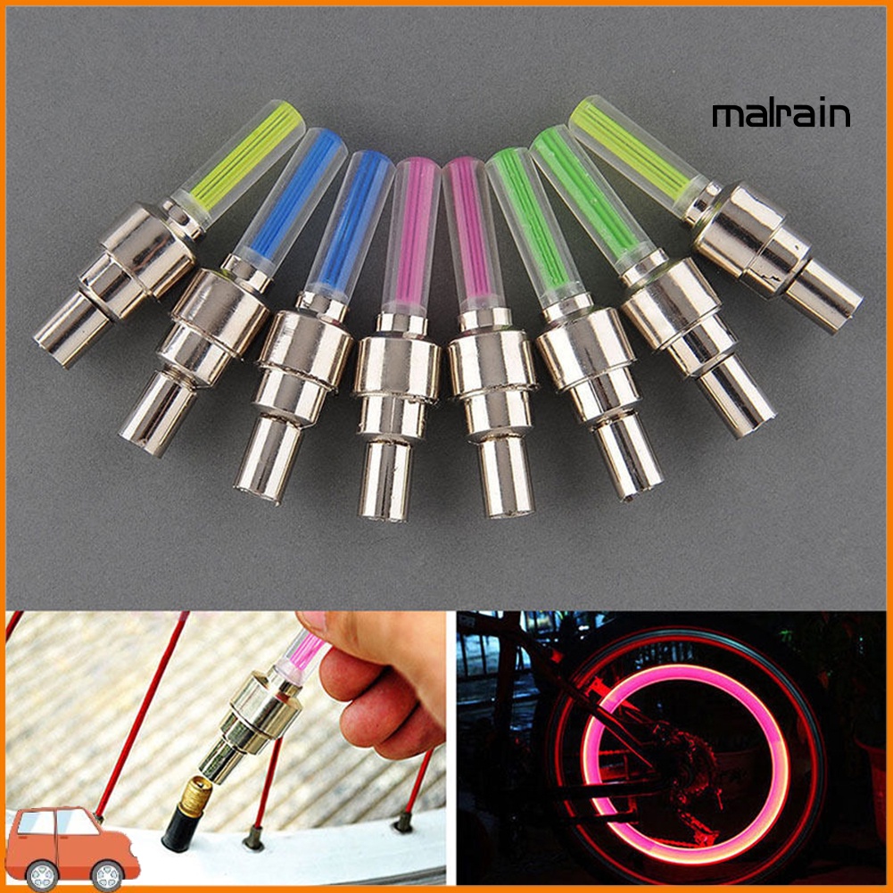 Set 2 Đèn LED Gắn Van Bánh Xe Ô Tô / Mô Tô