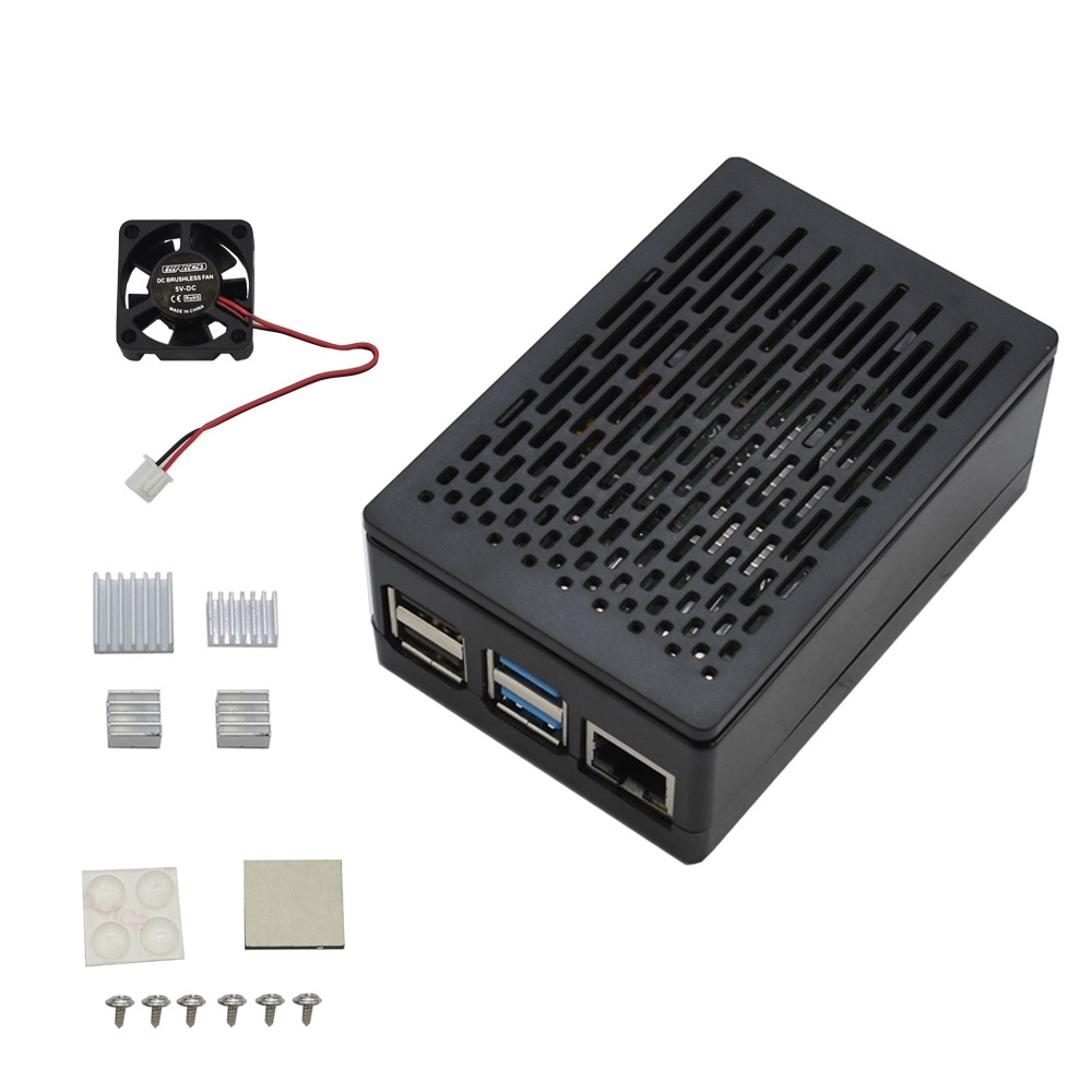 Vỏ Ổ Cứng Kèm Quạt Tản Nhiệt Cho Raspberry Pi 4b