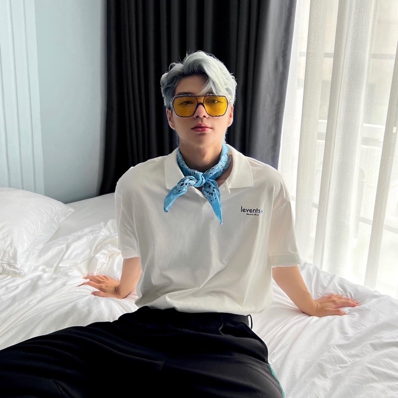 Áo thun có cổ LEVENTS® MINI POPULAR POLO/ BLACK @dx.resell Tặng Kèm Túi Tote Hoặc Túi Giấy Khi Mua Từ 2SP Levents