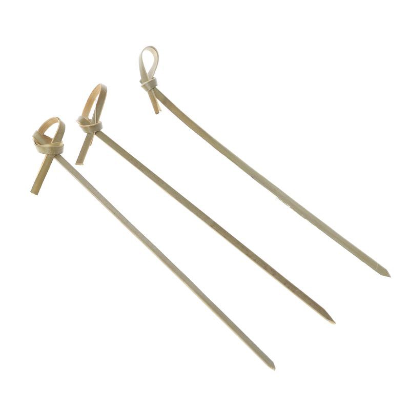 Set 100 Ghim Trang Trí Bánh Bằng Tre Đan Độc Đáo Tiện Dụng