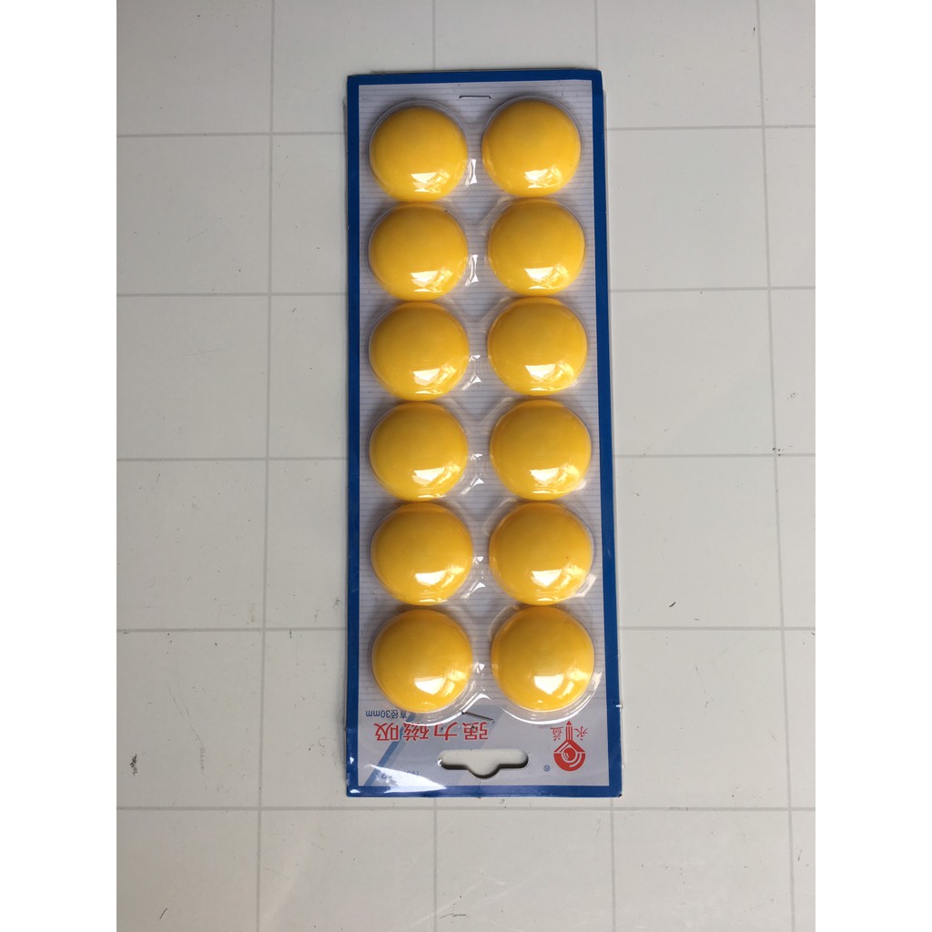 Nút bảng nam châm đa màu sắc D30M vỉ 12 viên