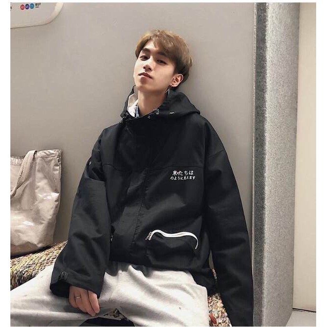 Áo Khoác Kaki In Basic 2 Màu ( có form rộng XL ) | BigBuy360 - bigbuy360.vn