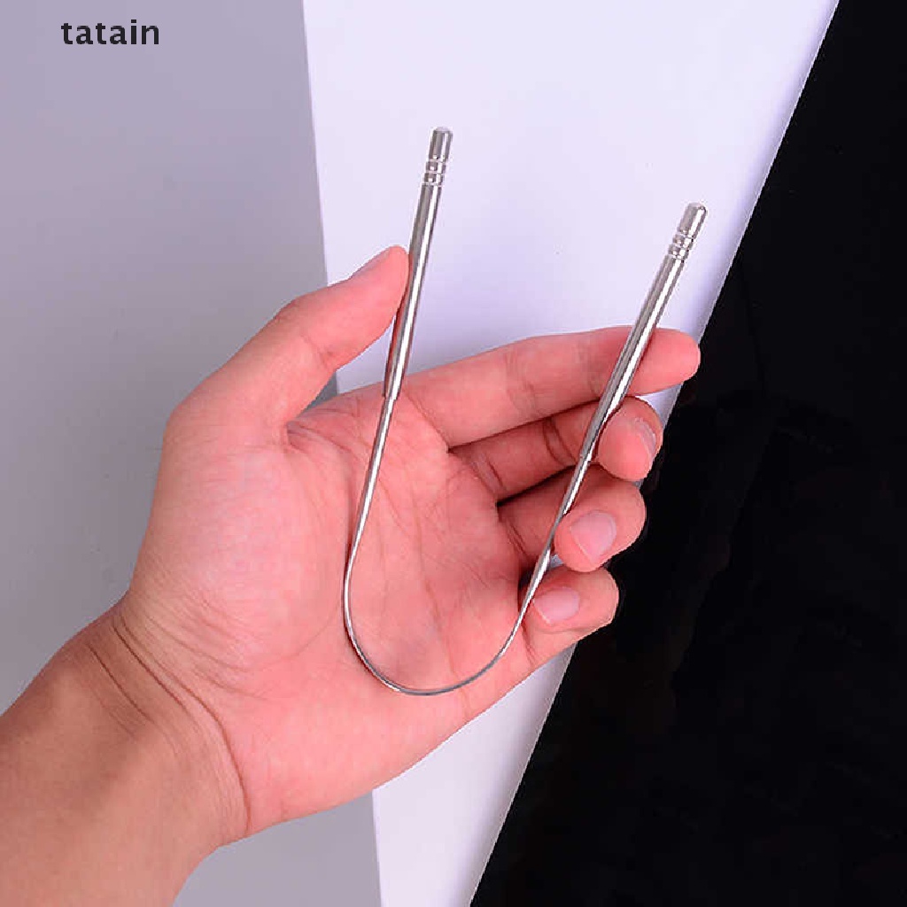 [Hàng mới về] Dụng cụ cạo lưỡi bằng thép không gỉ vệ sinh răng miệng