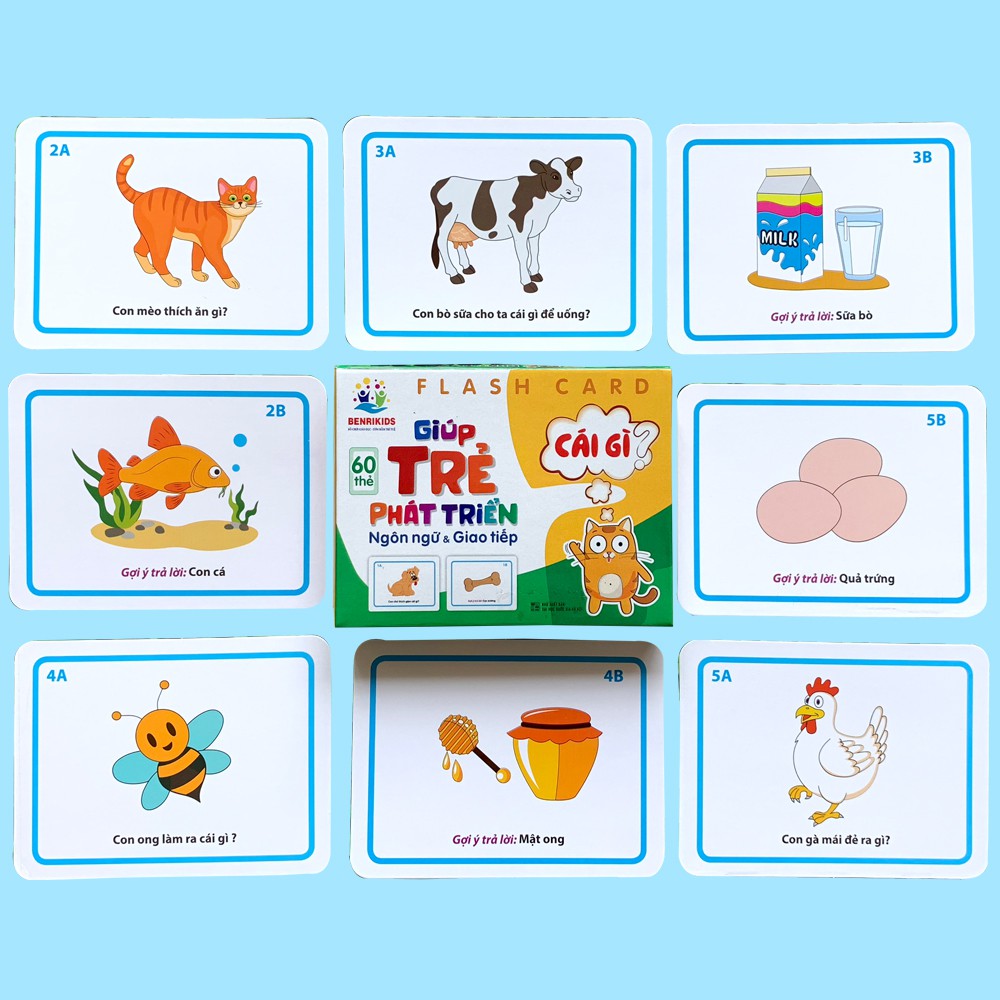 Bộ Thẻ Học Thông Minh Flashcards Giúp Trẻ Phát Triển Ngôn Ngữ Và Giao Tiếp