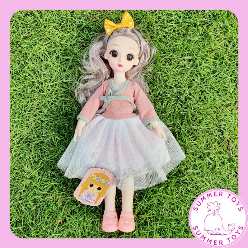 Búp bê barbie công chúa xinh xắn di chuyển khớp tay chân,30cm