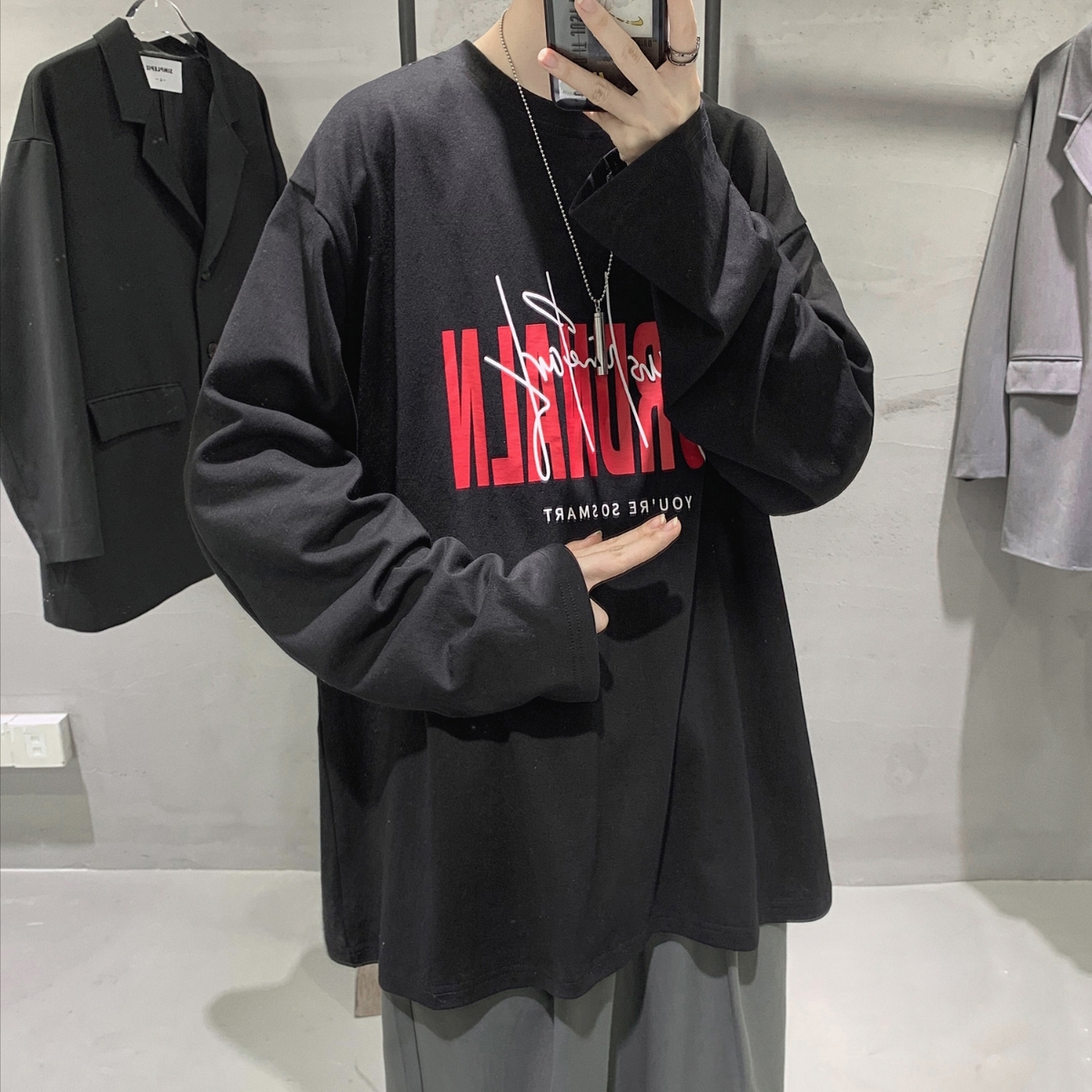 Áo Thun Dài Tay Unisex Nam Nữ Murd Naln AD170 Phong Cách Hàn Quốc Năng Động Dành Cho Nam | BigBuy360 - bigbuy360.vn