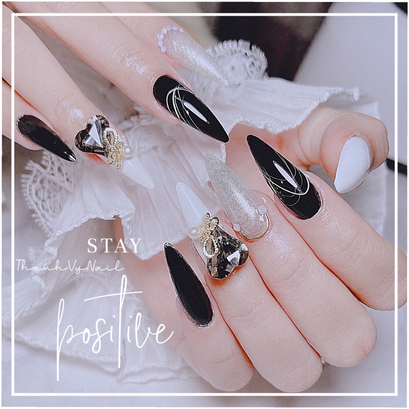 Charm nail cao cấp, charm đá gắn móng tay [Thanh Vy Nail]