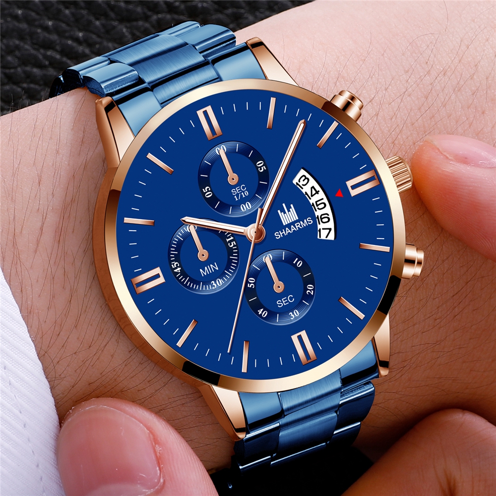 Đồng hô SHAARMS thể thao bằng thép không gỉ cho nam | BigBuy360 - bigbuy360.vn