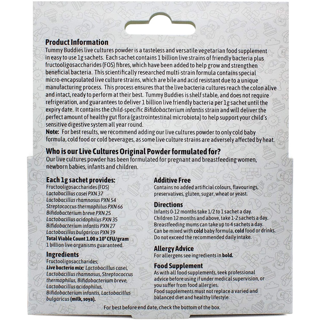 Men Tummy Buddies cho bé