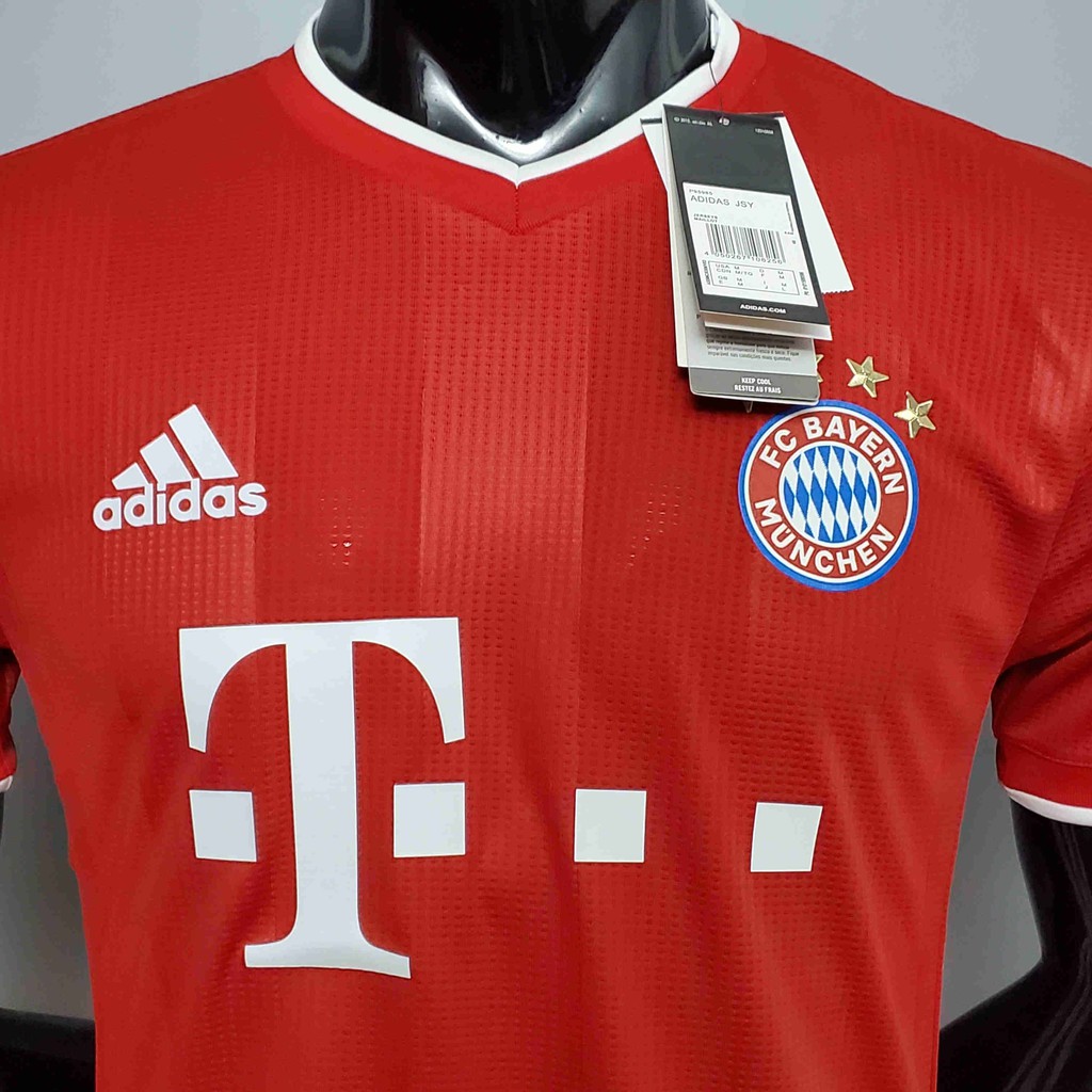 Áo thi đấu bóng đá Bayern 20-21 phiên bản cầu thủ sân nhà size S-XXXL dành cho nam giới