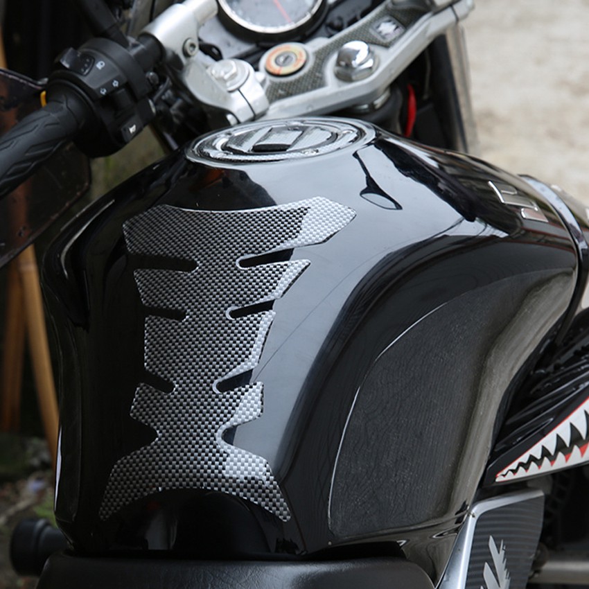 2019 NEW Đề can dán xe máy Nhãn dán sợi carbon Tem xe máy