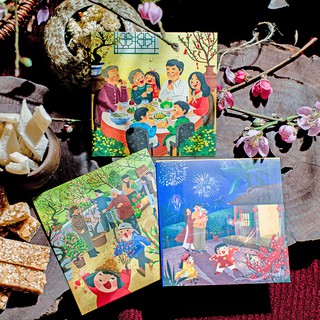 Bộ phong bao lì xì Tết Cổ Truyền [Tấm Quà Quê - Lì xì Tết 2022]