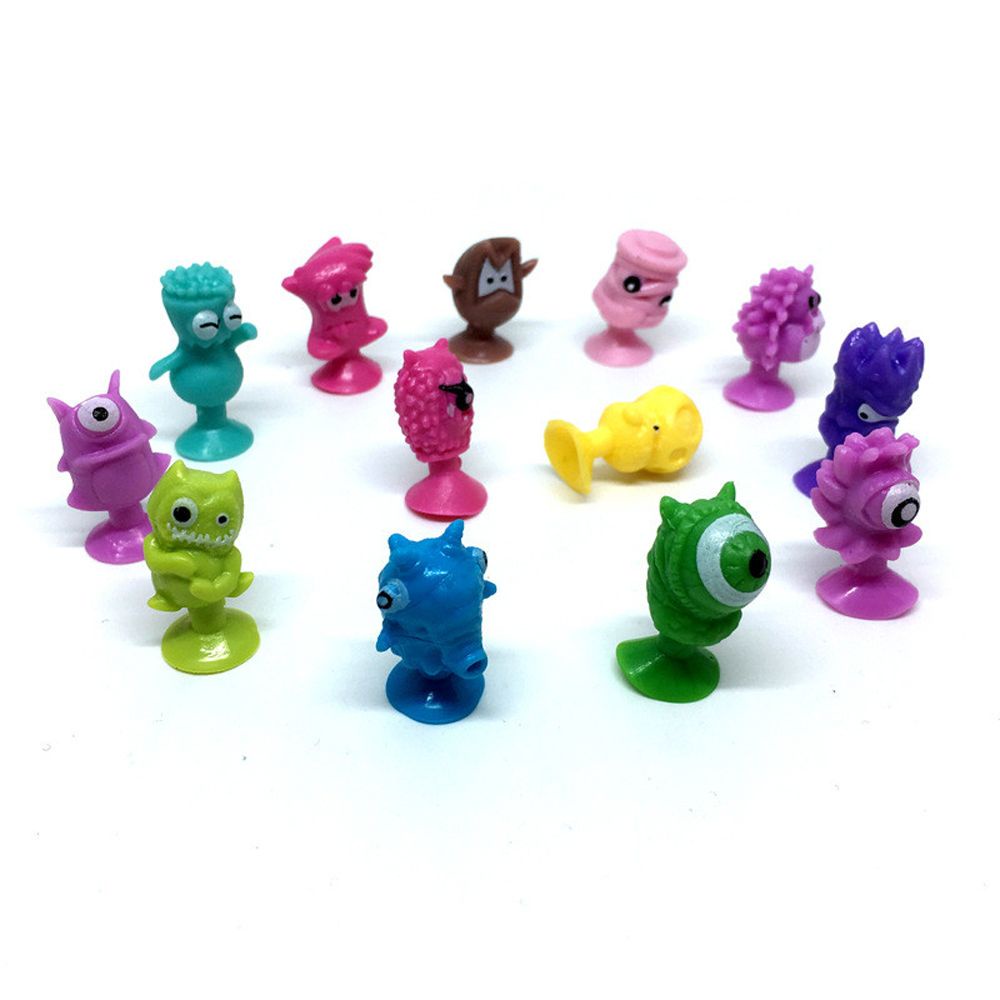 Set 20 Mô Hình Đồ Chơi Nhân Vật Hoạt Hình Có Giác Hút Vui Nhộn Cho Bé