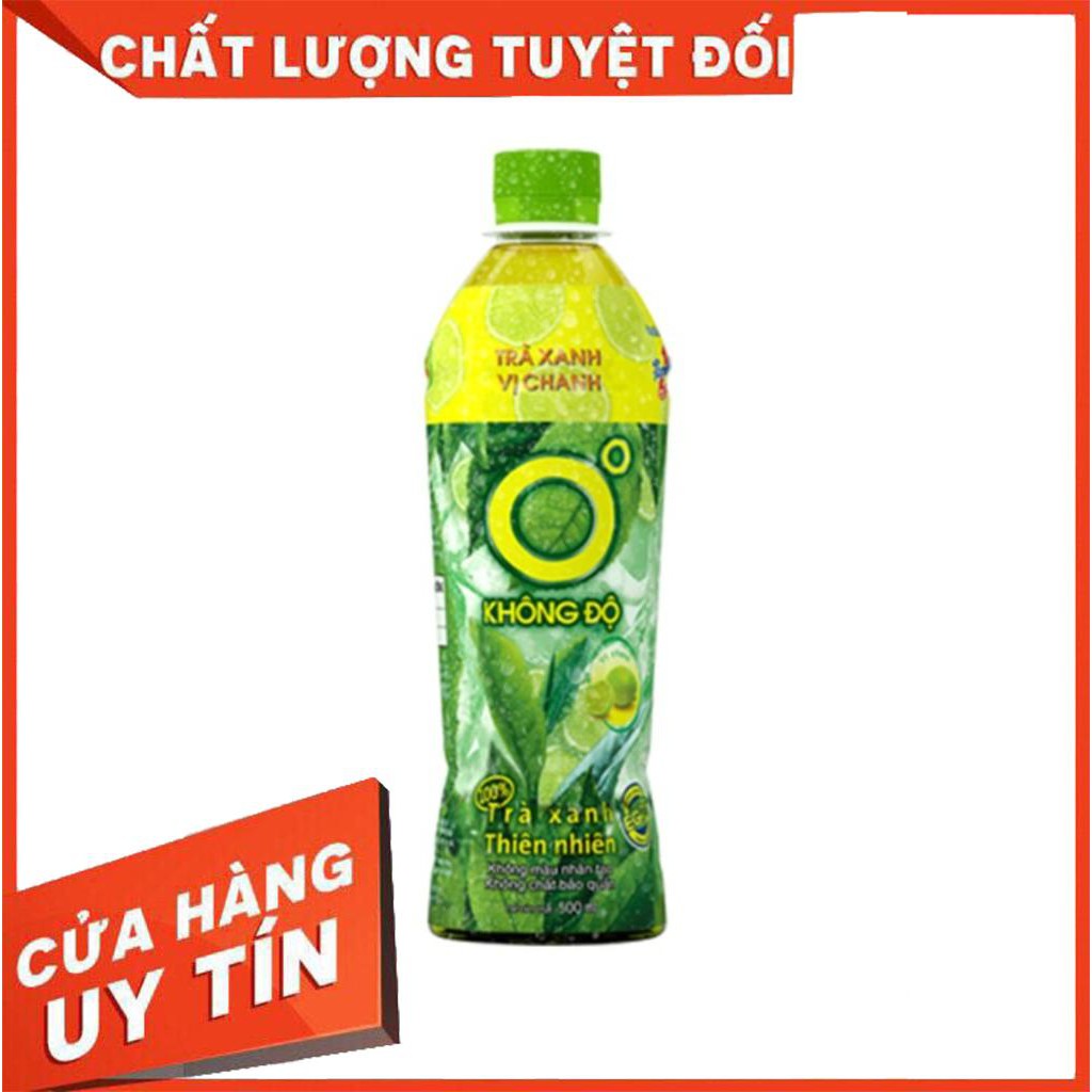 Trà xanh 0 Độ Hương Chanh chai 500ml