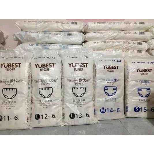 [HÀ NỘI] (dòng cao cấp) Bỉm quần/dán YUBEST ANGEL nội địa trung S90 dán/ M84 dán