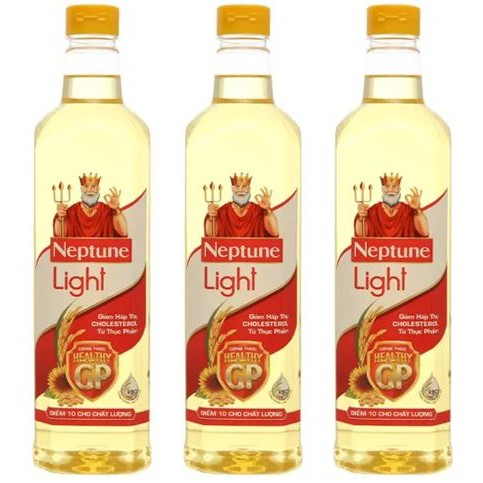 Dầu ăn thượng hạng Neptune Light chai 1 lít