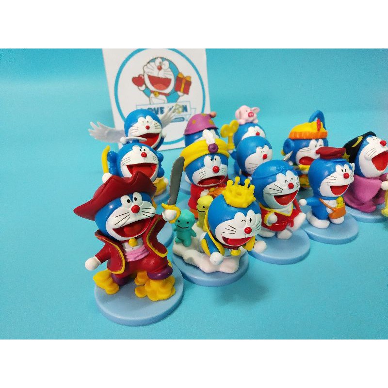 MÔ HÌNH DORAEMON 12 TẬP TRUYỆN, BỘ SƯU TẬP TRANG TRÍ BÀN HỌC