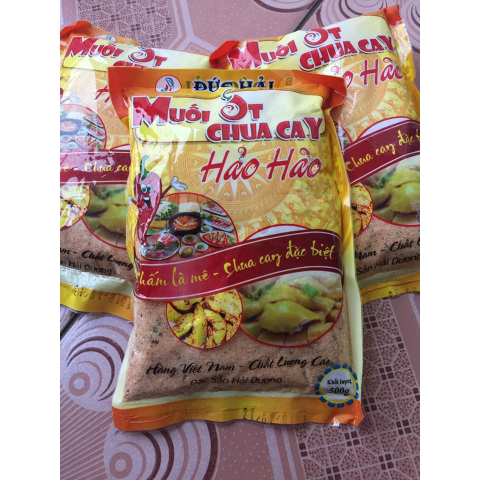 MUỐI ỚT CHUA CAY 500gr ( ĐỨC HẢI ) | BigBuy360 - bigbuy360.vn