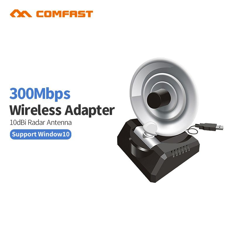 Rada thu wifi cho máy tính Comfast CF-WU771N, 300Mbps Linux support | BigBuy360 - bigbuy360.vn