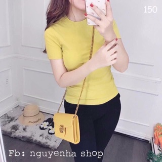 Áo thun Thái trơn ôm body