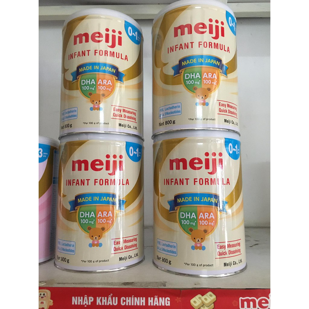 Sữa Meiji sản phẩm dinh dưỡng công thức cho trẻ từ 0-12 tháng tuổi, 800g