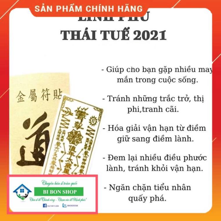 Miếng dán thái tuế 2021 cho tuổi Sửu Thìn Ngọ Mùi Tuất, miếng dán trang trí điện thoại laptop, để ví