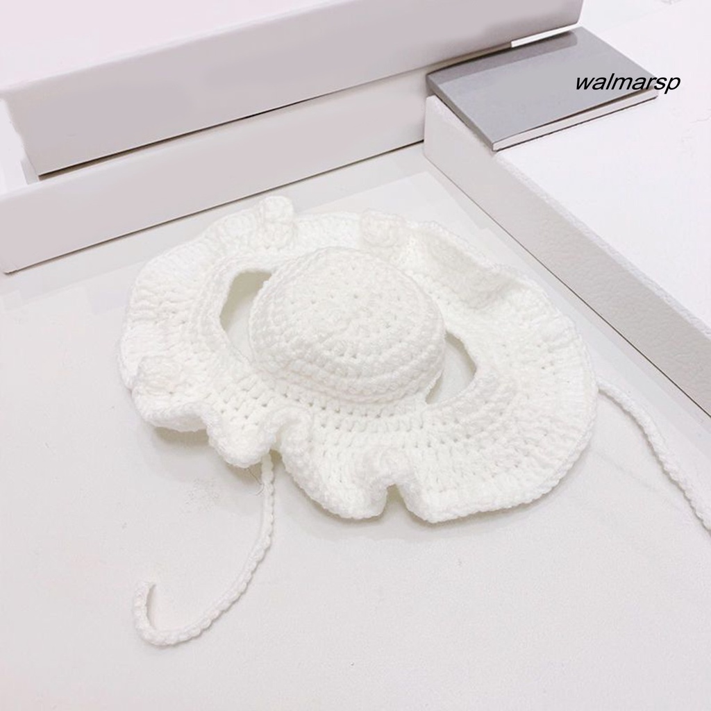 Óc Chó Mũ Dệt Kim Dễ Thương Độ Co Giãn Cao Có Thể Điều Chỉnh Trang Trí Cho Thú Cưng