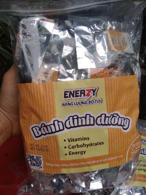 BÁNH DINH DƯỠNG ENERZY MÈ TRẮNG GÓI 90G 6 CHIẾC