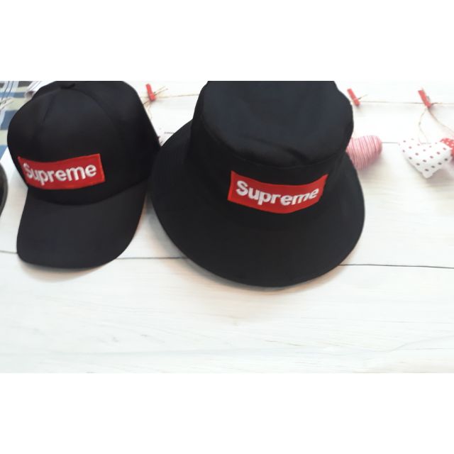 2 Mũ supreme hàng hot: 1 bucket+ 1 lưỡi trai