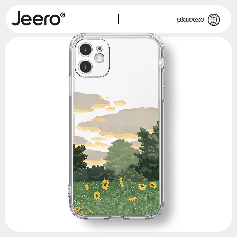 Ốp điện thoại JEERO họa tiết hoạt hình thích hợp cho iphone 14 13 12 11 Pro Max SE 2020 X XR XS ip 8 7 Plus HFF835
