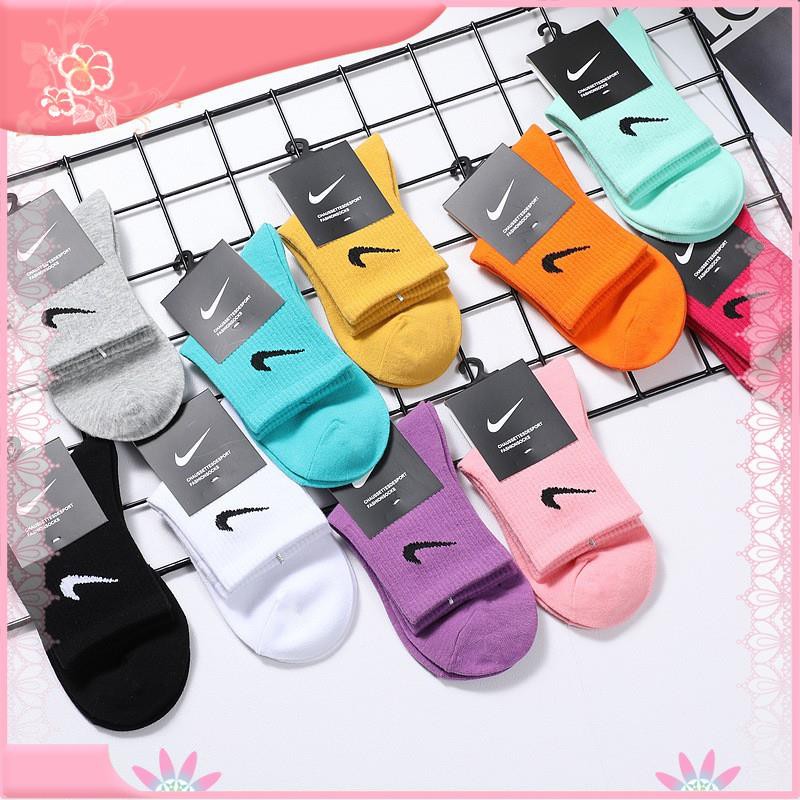 【Hàng sẵn sàng】 Tất Nhún Cao Cổ Phong Cách Vintage chất len đẹp nhiều màu